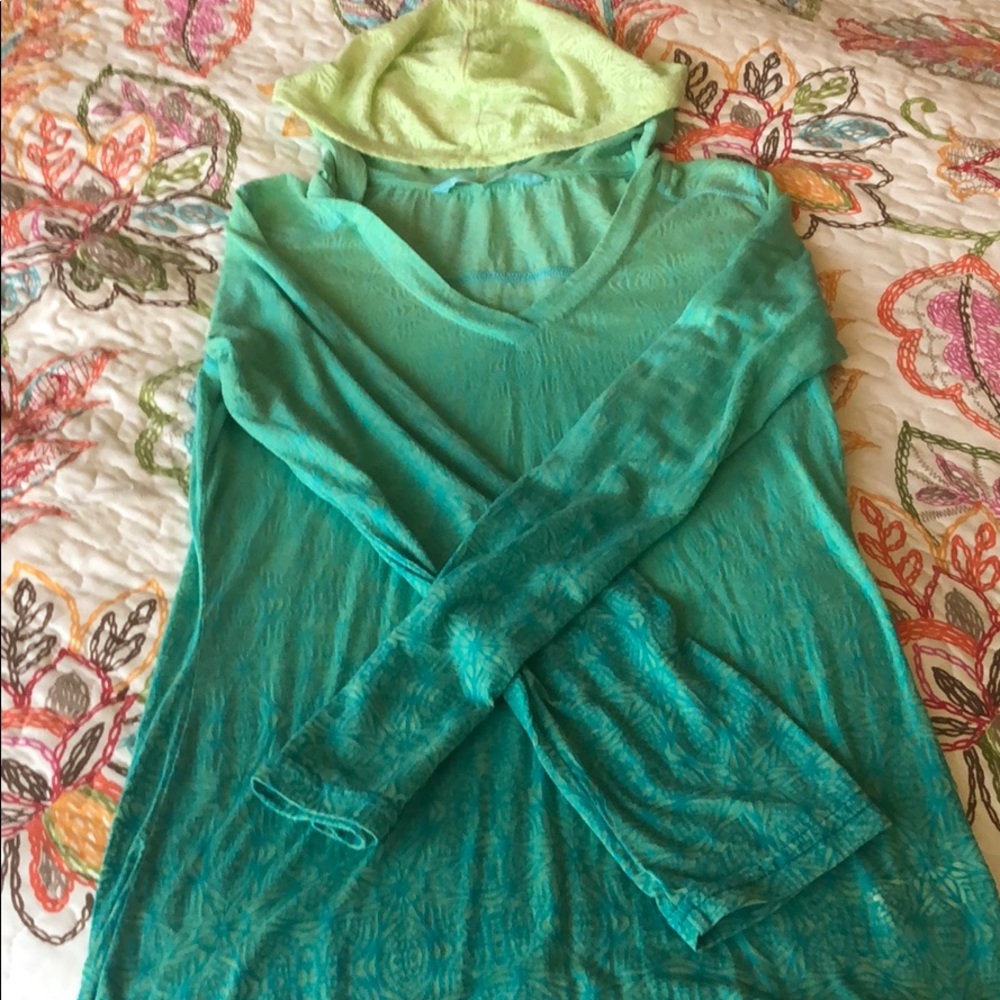 Athleta lightweight hoodie.